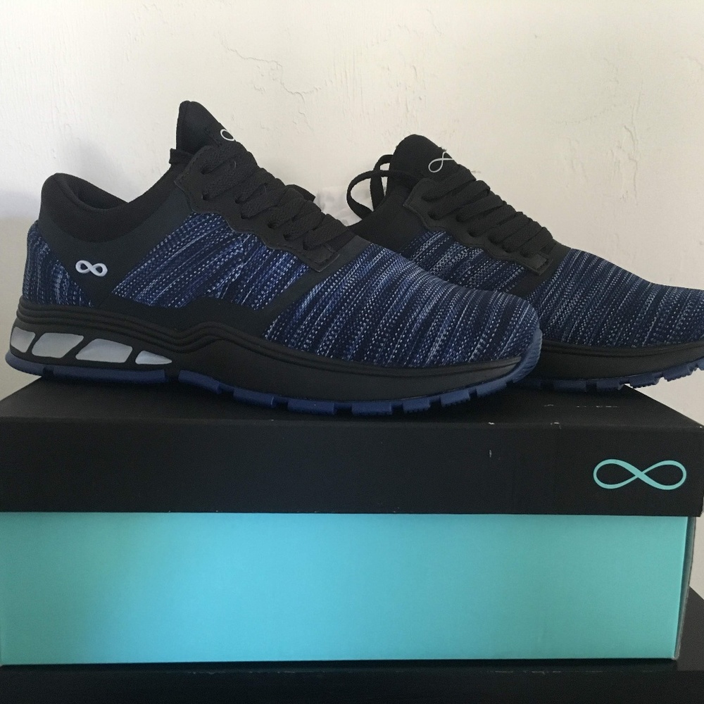 Infinity Footwear Shoes MFLY In Multi Blue, Black,